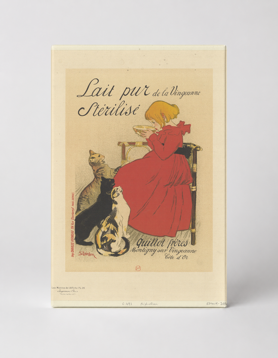 Lait Pur de la Vingeanne Stérilisé 1894 - Belle Époque Vintage Poster Wall Art