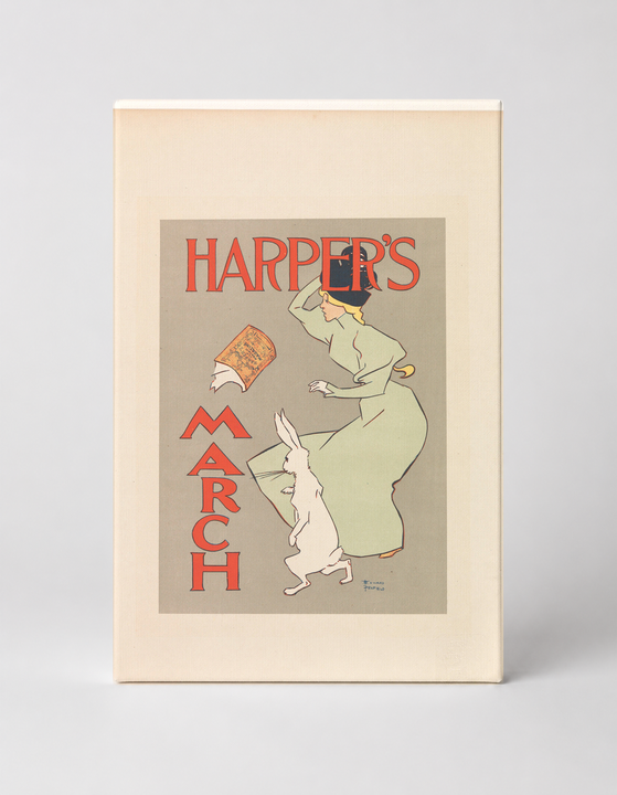 Harper's March 1895 - Victorian Magazine Vintage Poster Wall Art