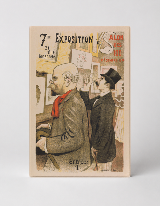 7me Exposition du Salon des 100 1894 - Belle Époque Vintage Poster Wall Art