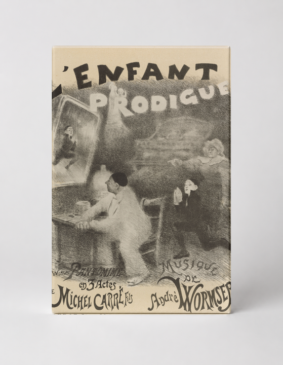 L'Enfant Prodigue 1890s French Pantomime - Belle Époque Vintage Poster Wall Art