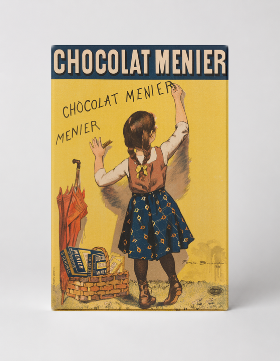 Chocolat Menier 1893 - Belle Époque Vintage Advertising Poster Wall Art