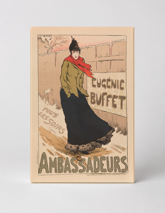 Eugénie Buffet Ambassadeurs 1890s – Belle Époque Vintage Poster Wall Art