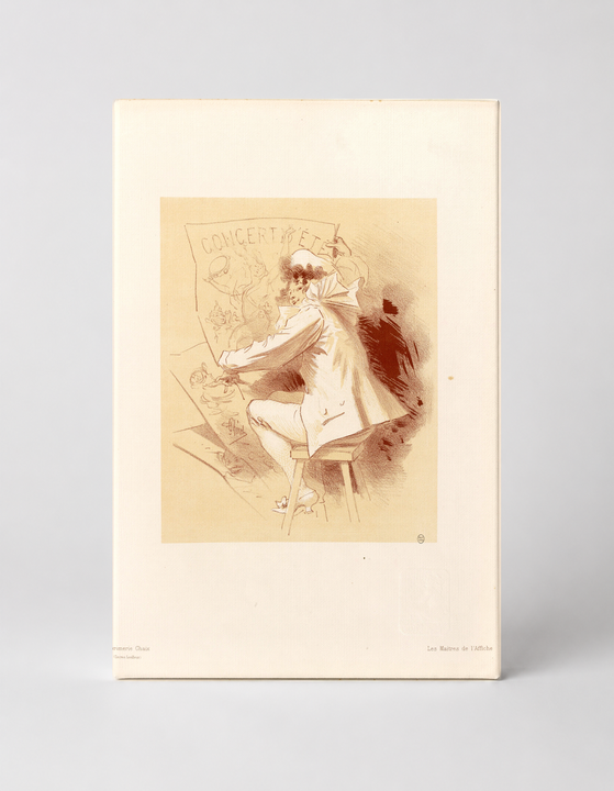 Concert de Fête Vintage Belle Époque Lithograph Poster Canvas Wall Art