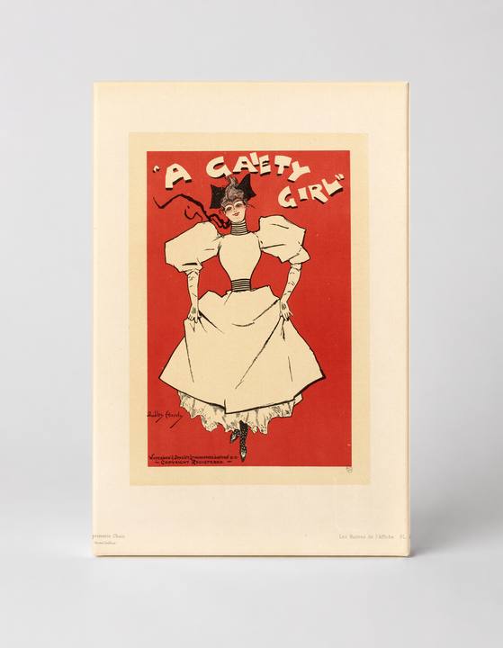 A Gaiety Girl 1890s Victorian Theatre - Vintage Poster Wall Art