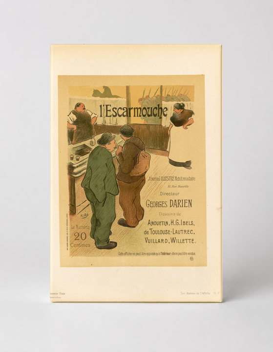 L'Escarmouche 1893 - Belle Epoque French Journal Vintage Poster Wall Art