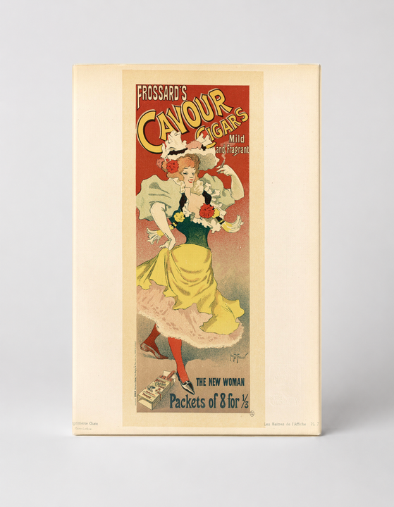Frossard's Cavour Cigars 1890s Belle Époque Vintage Poster Wall Art