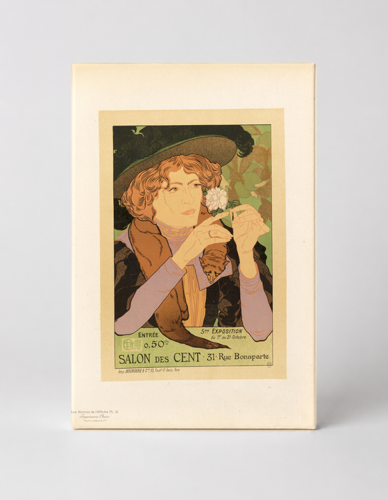 Salon des Cent 1890s - Art Nouveau Vintage Poster Wall Art