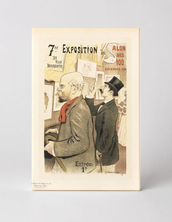 7me Exposition du Salon des 100 1894 - Belle Epoque Vintage Poster Wall Art