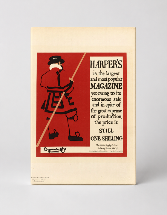 Harper's Magazine 1890s Victorian Advertising Vintage Poster Wall Art