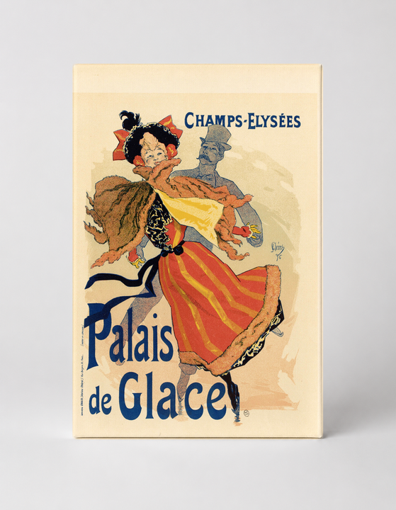 Palais de Glace Champs-Elysées 1896 - Art Nouveau Vintage Poster Wall Art