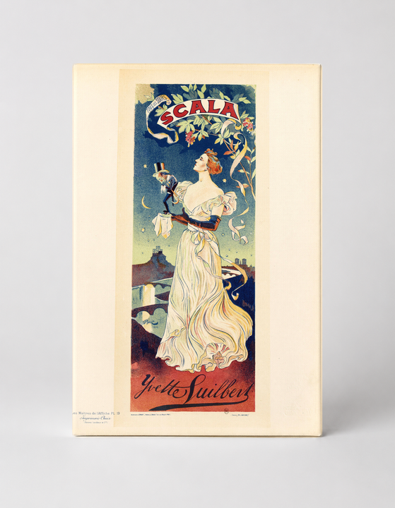 Yvette Guilbert Scala 1890s - Belle Époque Vintage Poster Wall Art