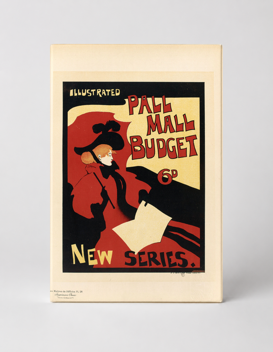 Illustrated Pall Mall Budget 1893 - Victorian Advertising Vintage Poster Wall Art
