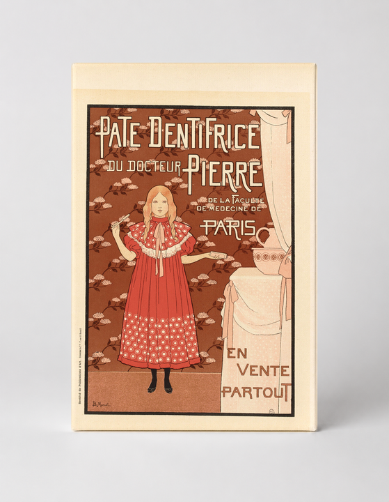 Pate Dentifrice du Docteur Pierre 1890s - Belle Époque Vintage Poster Wall Art