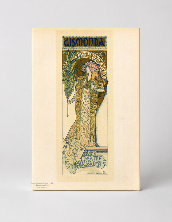 Gismonda Bernhardt Theatre Renaissance - Art Nouveau Vintage Poster Wall Art