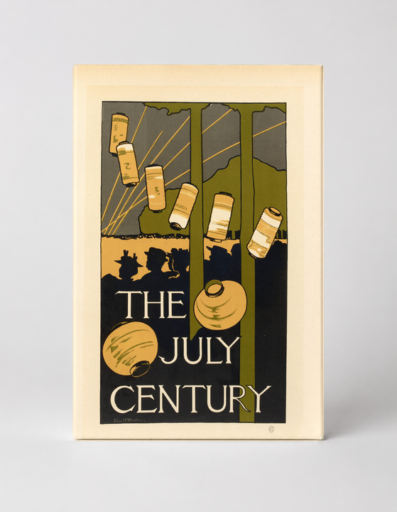 The July Century 1896 - American Art Nouveau Vintage Poster Wall Art
