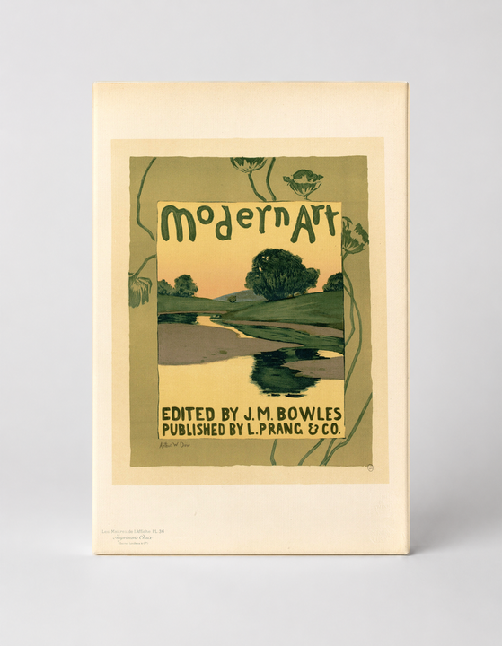 Modern Art Magazine 1895 - Art Nouveau Vintage Poster Wall Art