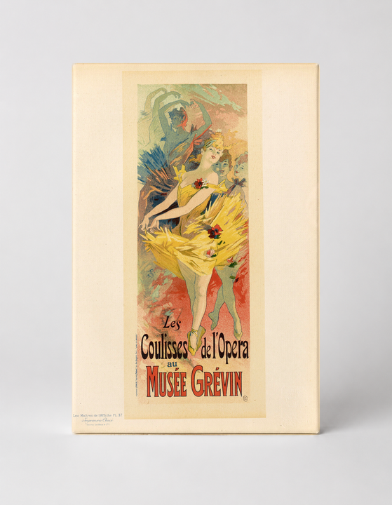 Les Coulisses de l'Opéra au Musée Grévin 1890s - Belle Époque Vintage Poster Wall Art