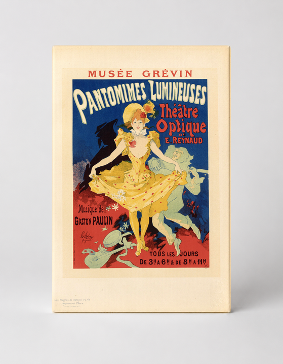 Pantomimes Lumineuses 1892 - Belle Époque Vintage Poster Canvas Wall Art