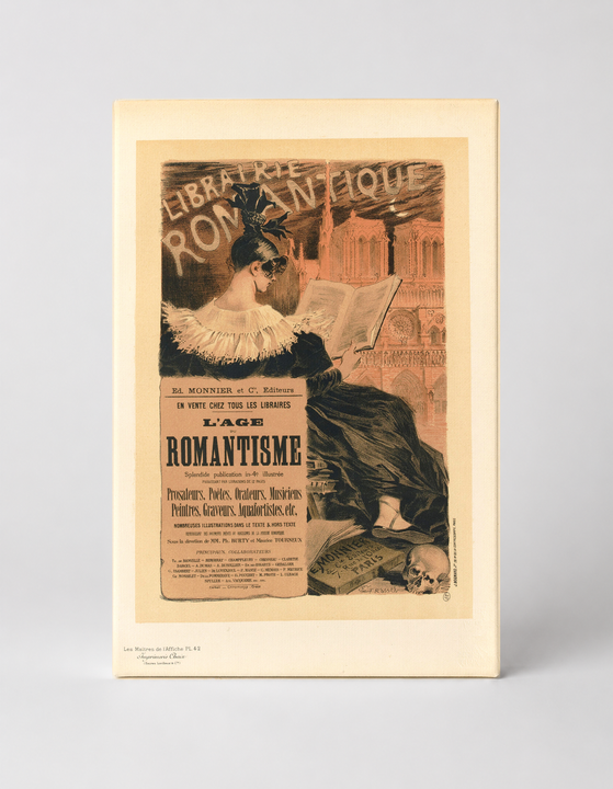 L'Age du Romantisme 1890s Librairie Romantique Vintage Poster Wall Art