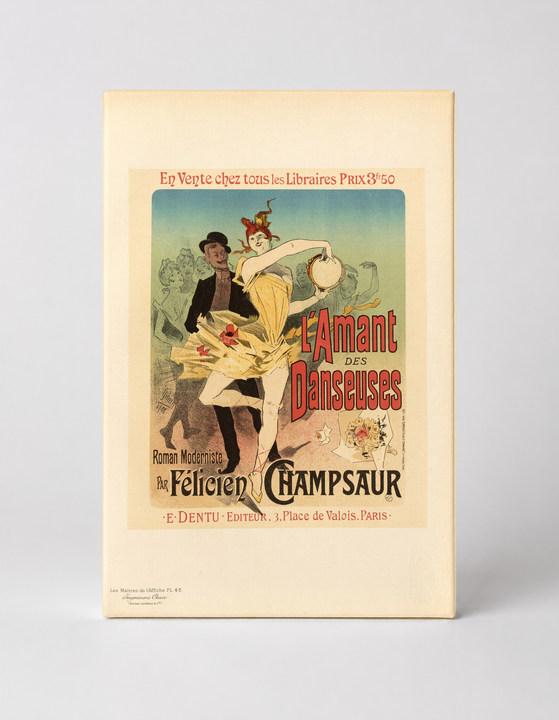 L'Amant des Danseuses 1888 - Belle Époque French Vintage Poster Wall Art