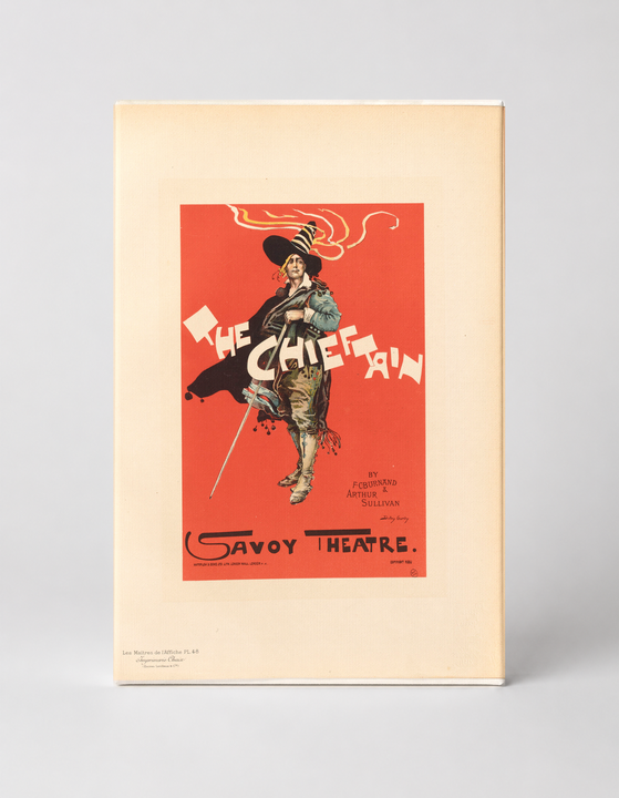The Chieftain Savoy Theatre 1895 - Victorian Theatre Vintage Poster Wall Art