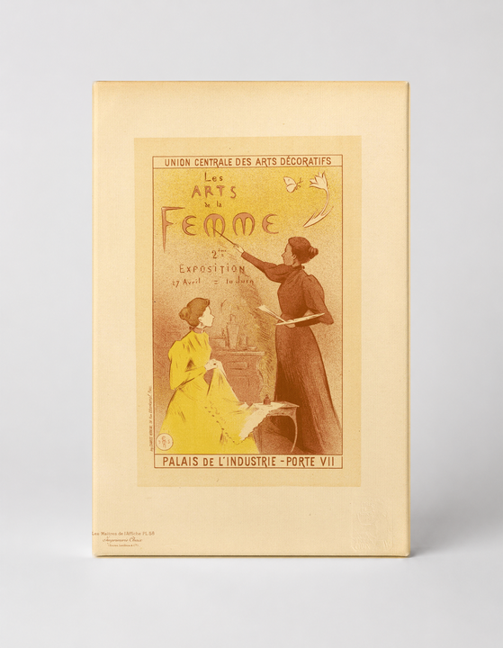 Les Arts de la Femme 1892 - Belle Époque French Exhibition Vintage Poster Wall Art