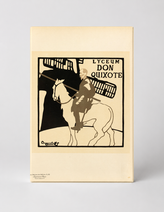 Lyceum Don Quixote 1895 - Vintage Theatre Poster Canvas Wall Art