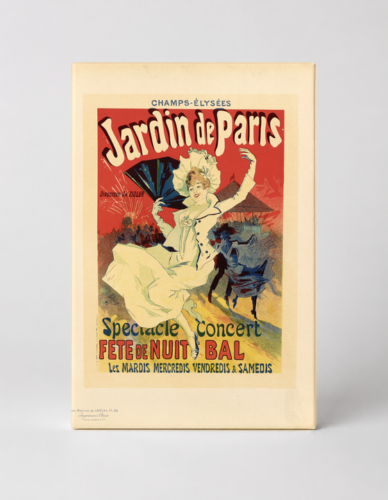 Jardin de Paris Champs-Élysées 1890s - Belle Époque Vintage Poster Wall Art