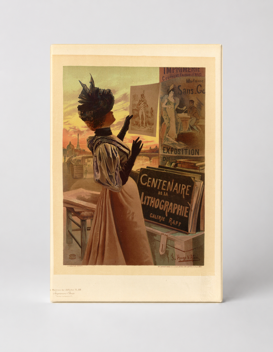 Centenaire de la Lithographie 1895 - Belle Époque Vintage Poster Wall Art