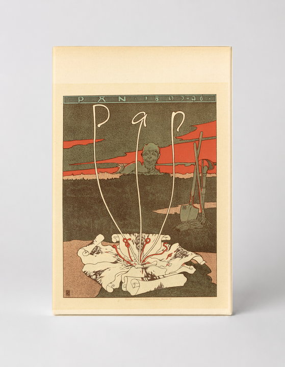 Pan 1895-96 German Symbolist Magazine Cover Vintage Poster Wall Art