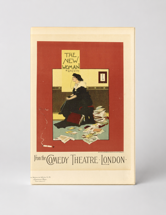 The New Woman Comedy Theatre London 1890s - Victorian Vintage Poster Wall Art