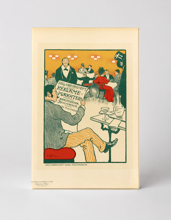 Vilh. Soborg Reklame Plakater 1890s - Belle Epoque Vintage Poster Wall Art
