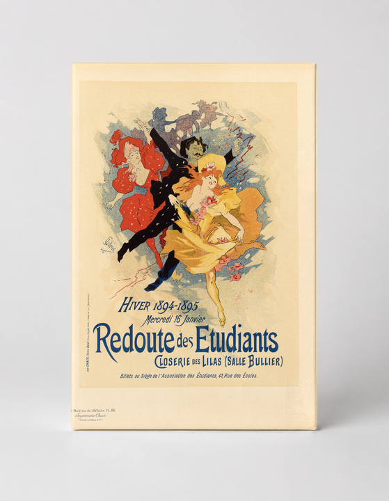 Redoute des Etudiants 1894 - Belle Epoque Vintage Poster Wall Art