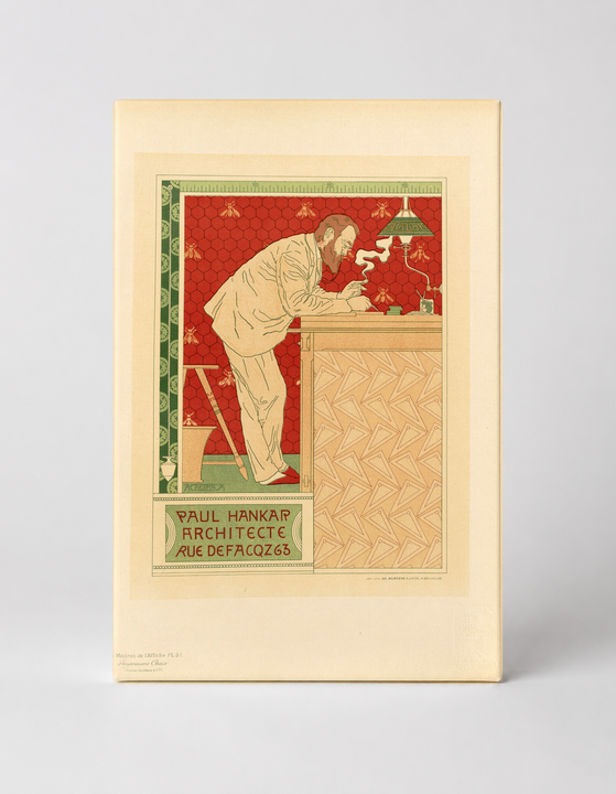 Paul Hankar Architecte 1894 - Art Nouveau Vintage Poster Wall Art