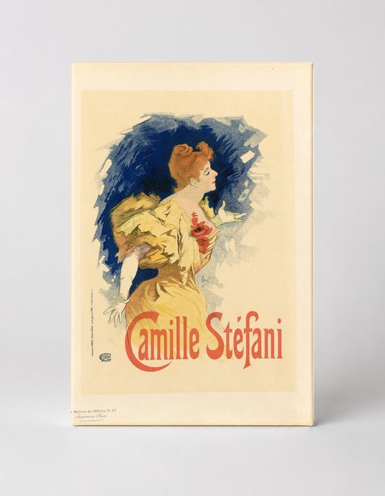 Camille Stéfani 1890s Belle Époque Vintage Poster Canvas Wall Art