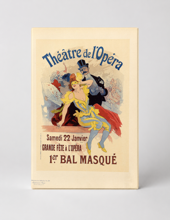 Theatre de l'Opera Bal Masque 1894 - Belle Epoque Vintage Poster Wall Art