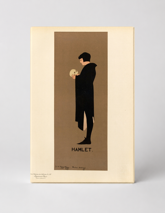 Hamlet Vintage Theatre Poster - Art Nouveau Literary Wall Art
