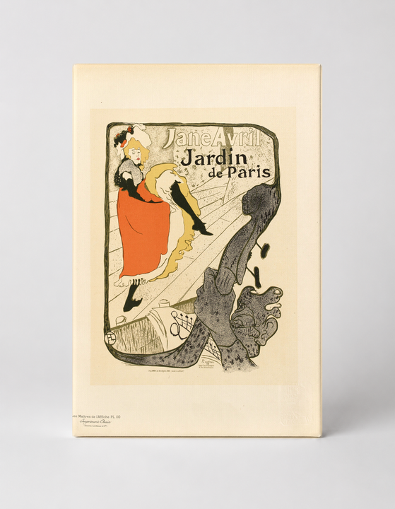 Jane Avril Jardin de Paris 1893 - Belle Époque Vintage Poster Wall Art
