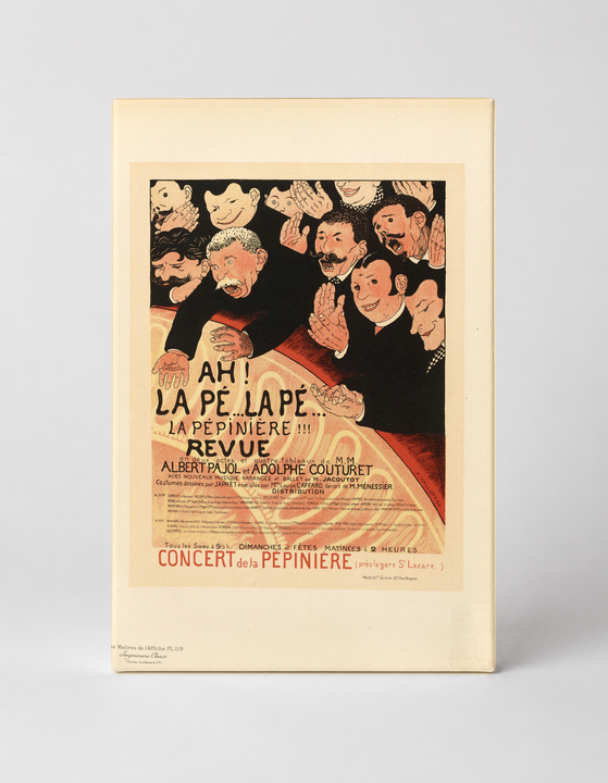 Ah! La Pépinière Revue 1890s - Belle Époque Vintage French Poster Wall Art