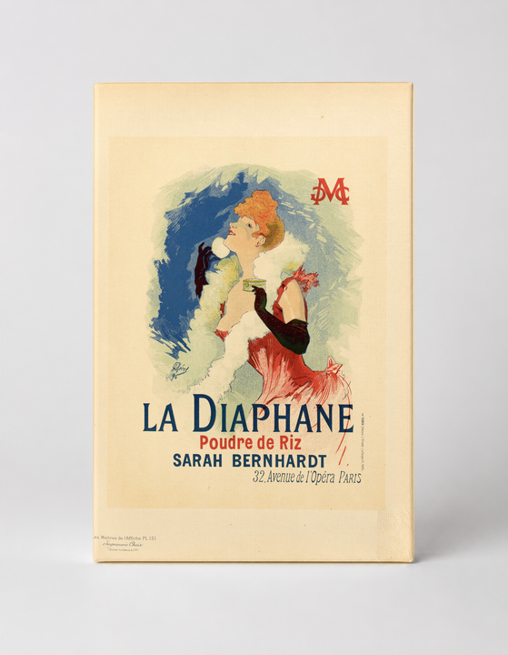 La Diaphane Poudre de Riz Sarah Bernhardt 1890s - Belle Époque Vintage Poster Wall Art