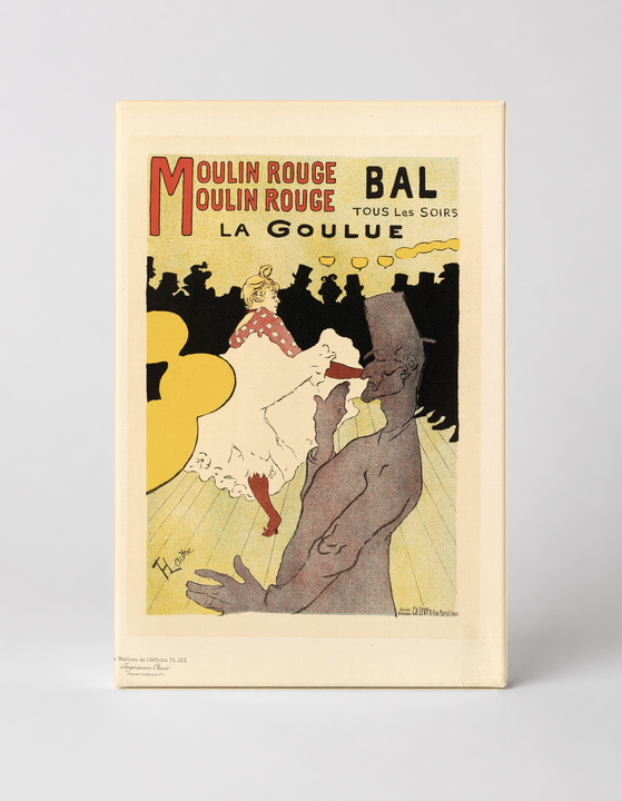 Moulin Rouge La Goulue 1891 - Belle Époque Vintage Poster Canvas Wall Art