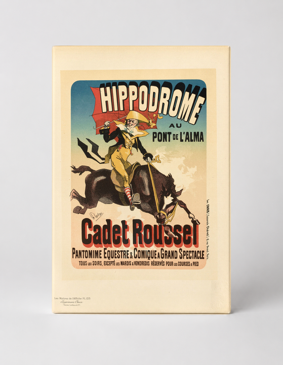 Hippodrome au Pont de l'Alma Cadet Roussel 1890s - Belle Époque Vintage Poster Wall Art
