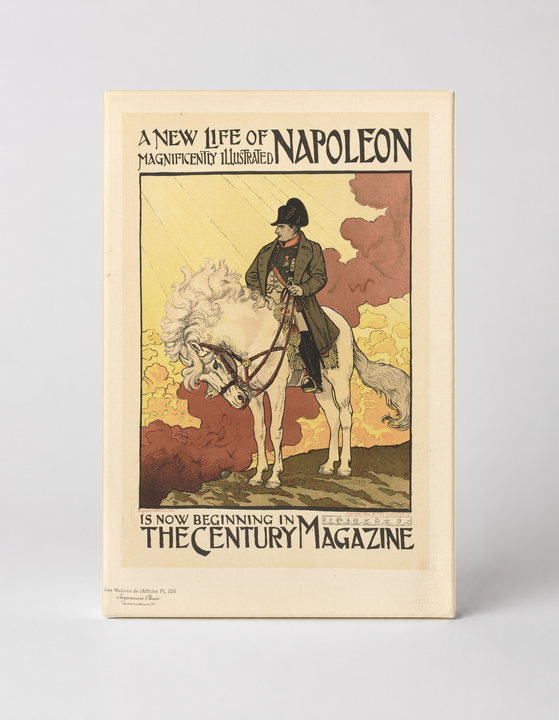 A New Life of Napoleon 1894 - Victorian Advertising Vintage Poster Wall Art