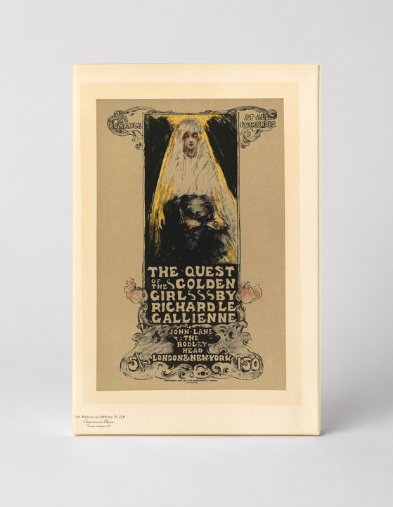 The Quest of the Golden Girl 1896 - Art Nouveau Vintage Poster Wall Art
