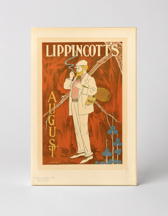 Lippincott's August 1895 - Victorian Magazine Vintage Poster Wall Art