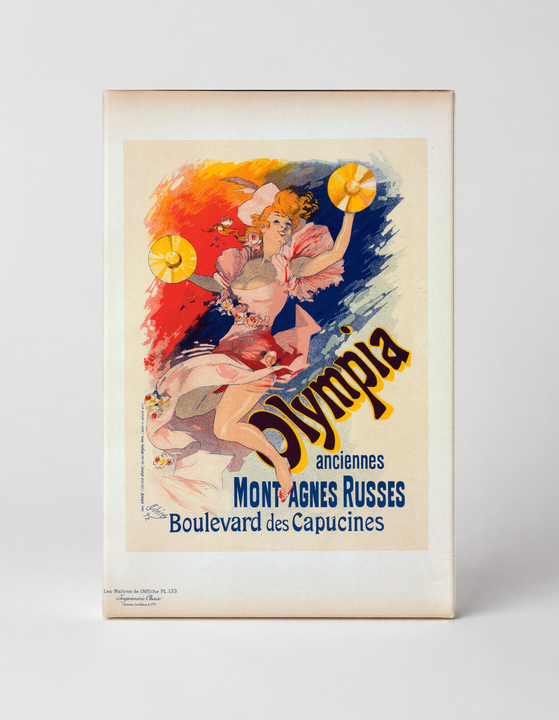 Olympia Mont-Agnes Russes 1892 - Belle Époque Vintage Poster Wall Art