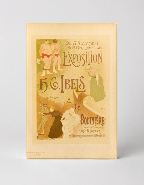 Exposition H.G. Ibels 1894 - Belle Époque Vintage Poster Wall Art