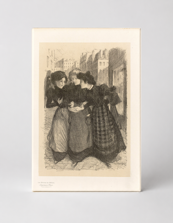 Les Femmes de l'Officine 1890s - Belle Époque Vintage Lithograph Wall Art