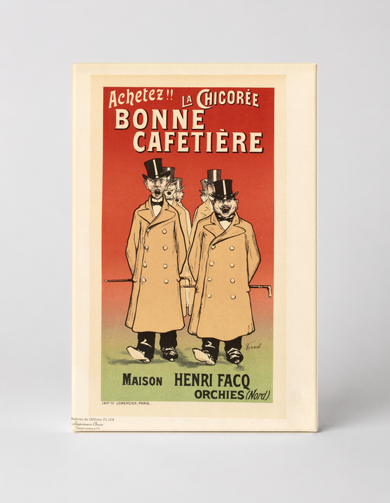 Bonne Cafetière La Chicorée 1890s - Belle Époque Vintage Poster Wall Art