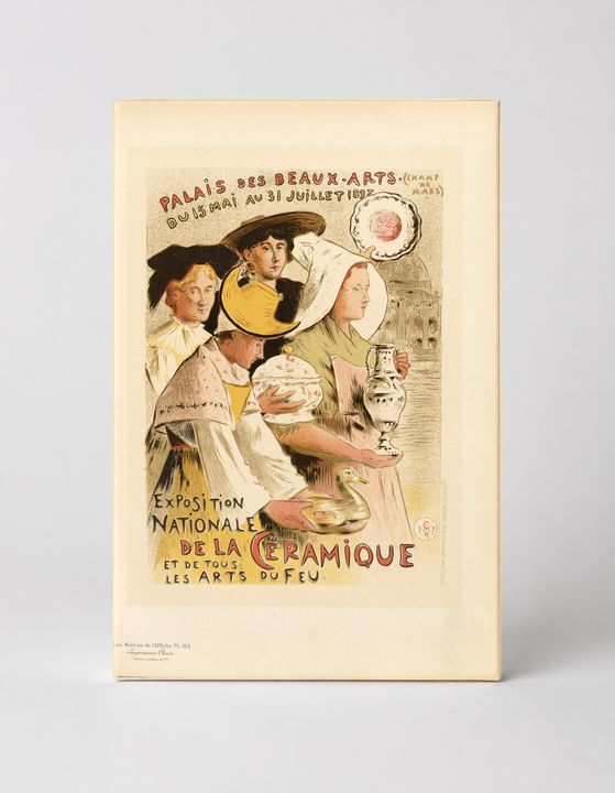Exposition Nationale de la Céramique 1897 - Belle Époque Vintage Poster Wall Art